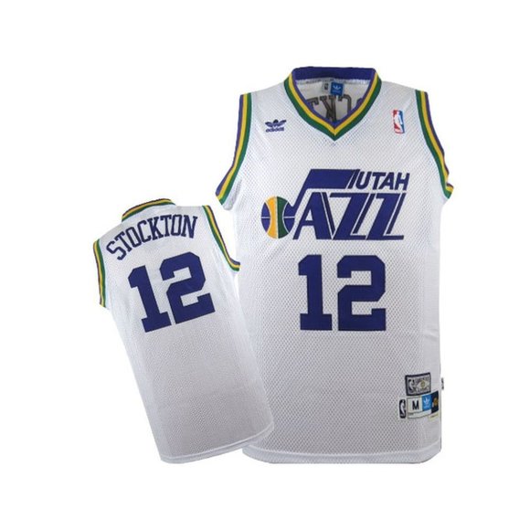 john stockton jersey white